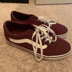 Brand new burgundy Old Skool Vans